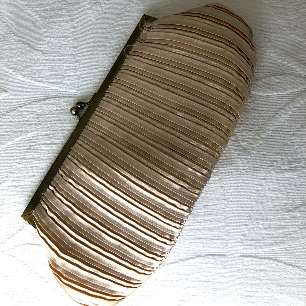 Satin Cream Handbag